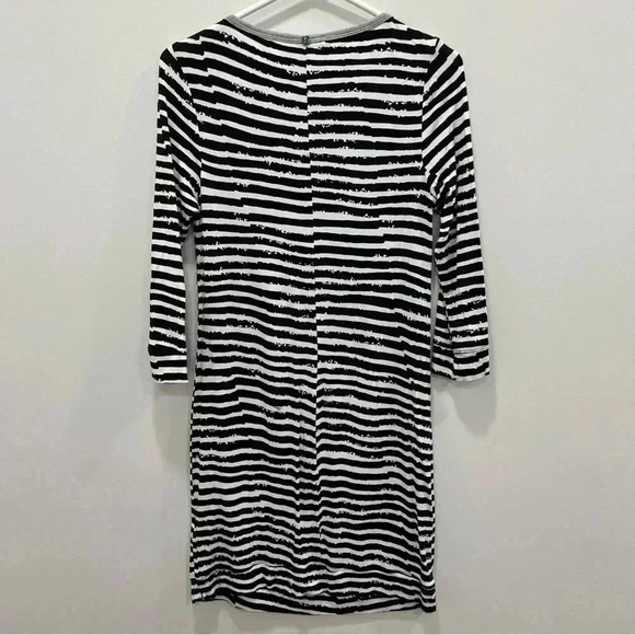 Trina Turk Black & White Stripe Dress, size M - Picture 3 of 7